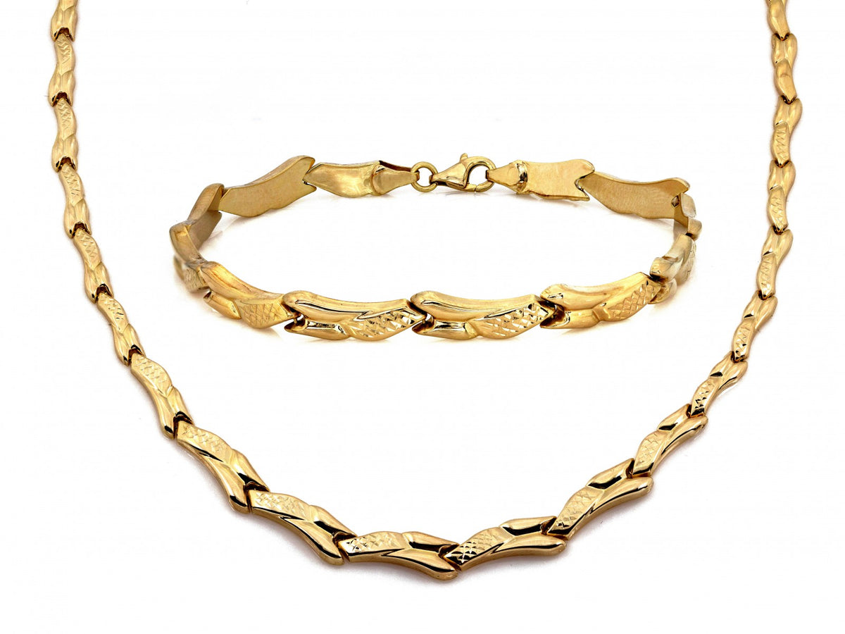 Gold Jewellery Set
