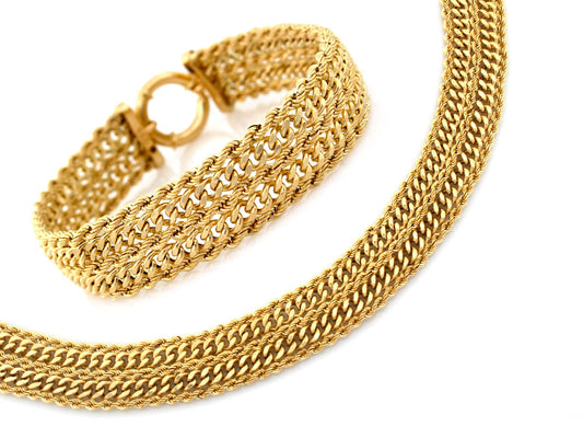Gold Jewellery Set
