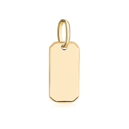Personalizuotas auksinis pakabukas medalionas plokstelė - LuccheGold